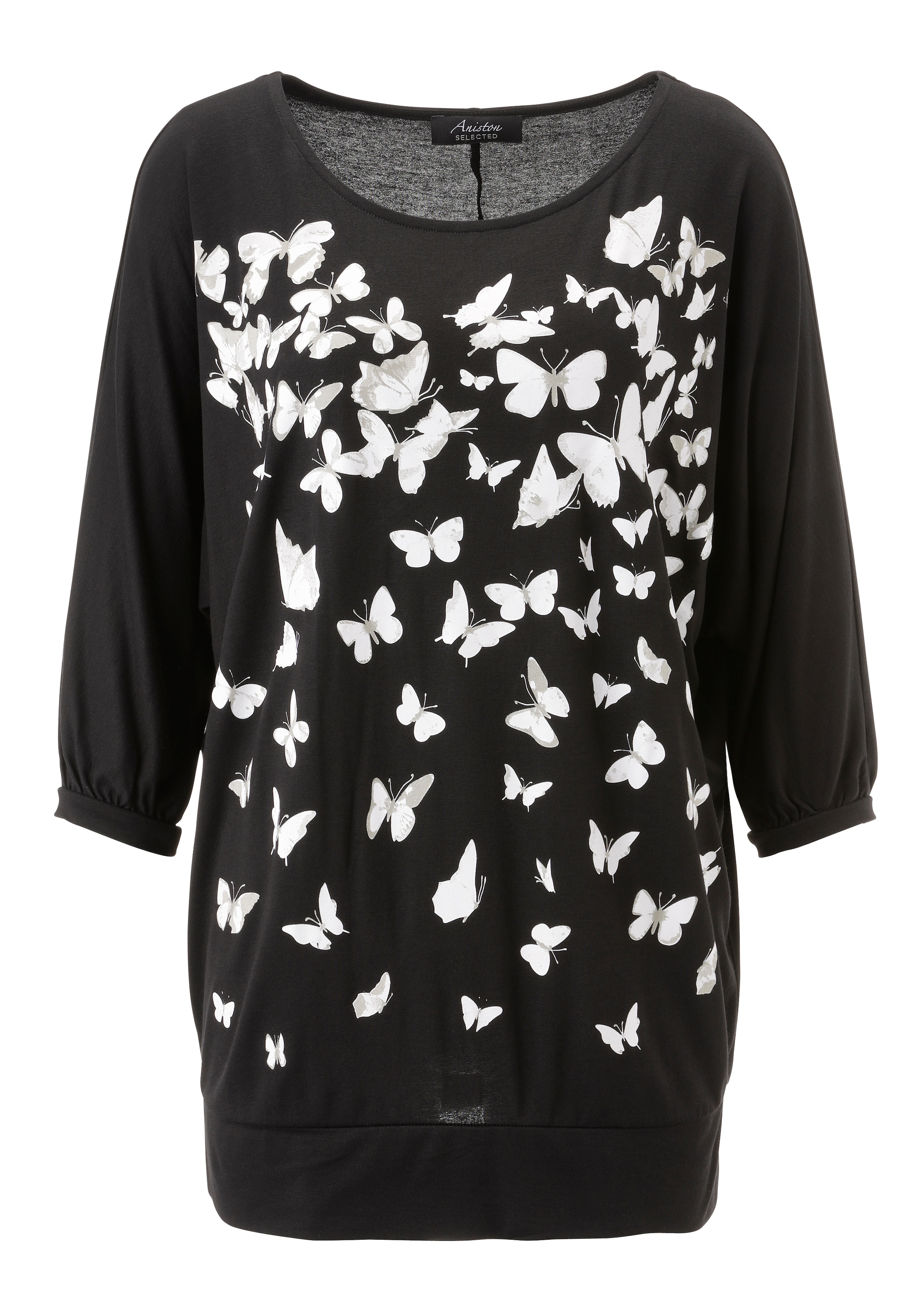 Aniston SELECTED Shirt in Black: front