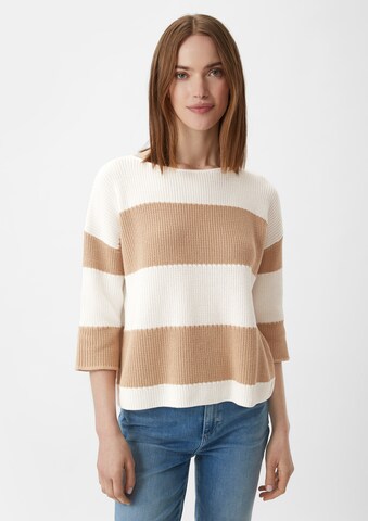 comma casual identity Pullover in Beige: predná strana