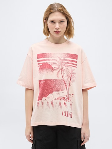 BOSS Shirts 'Eboys' i pink: forside