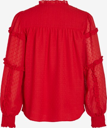 Camicia da donna 'Jessa' di VILA in rosso