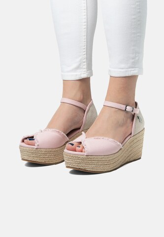 U.S. POLO ASSN. Sandale 'Aleida' in Pink