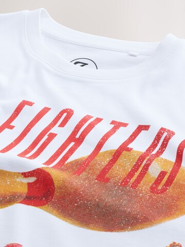 T-Shirt Next en blanc
