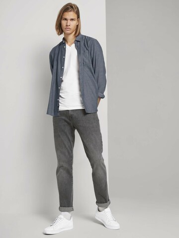 TOM TAILOR DENIM Regular fit Overhemd 'Faux' in Blauw