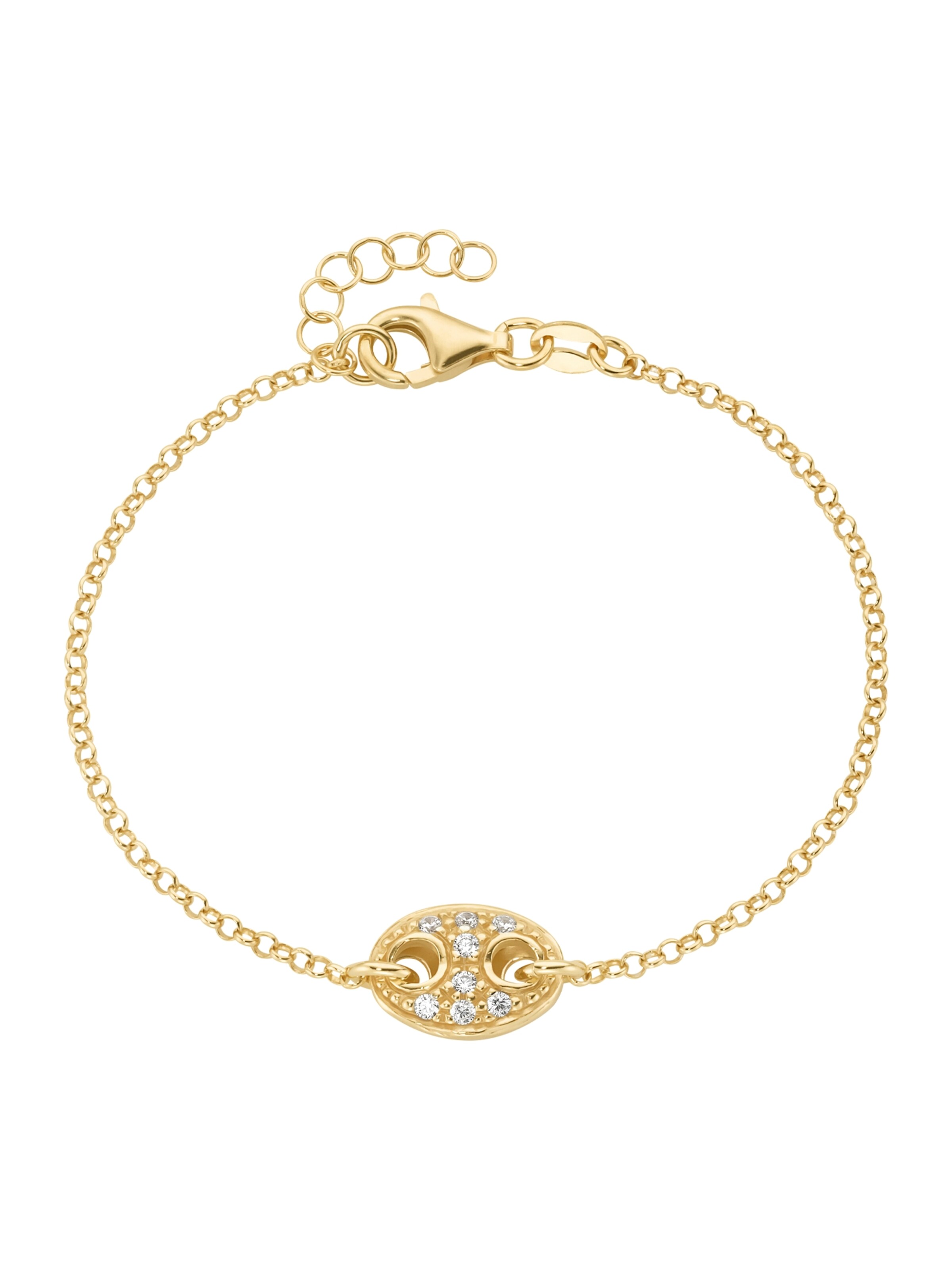 Smart Jewel Bracelet in Gold: front