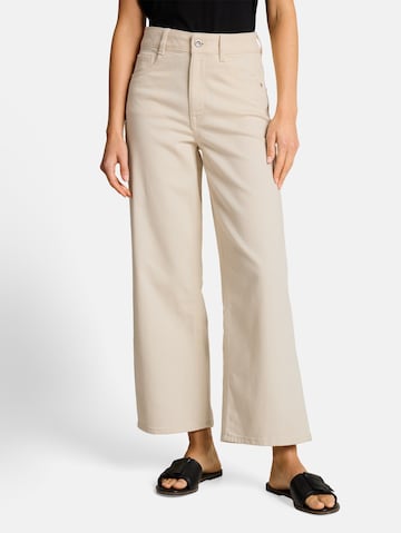 Loosefit Jean 'TTNELMA CULOTTE' TOM TAILOR en blanc : devant