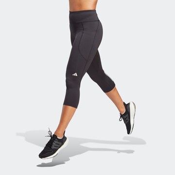 ADIDAS PERFORMANCE Skinny Sportnadrágok 'Dailyrun 3/4' - fekete