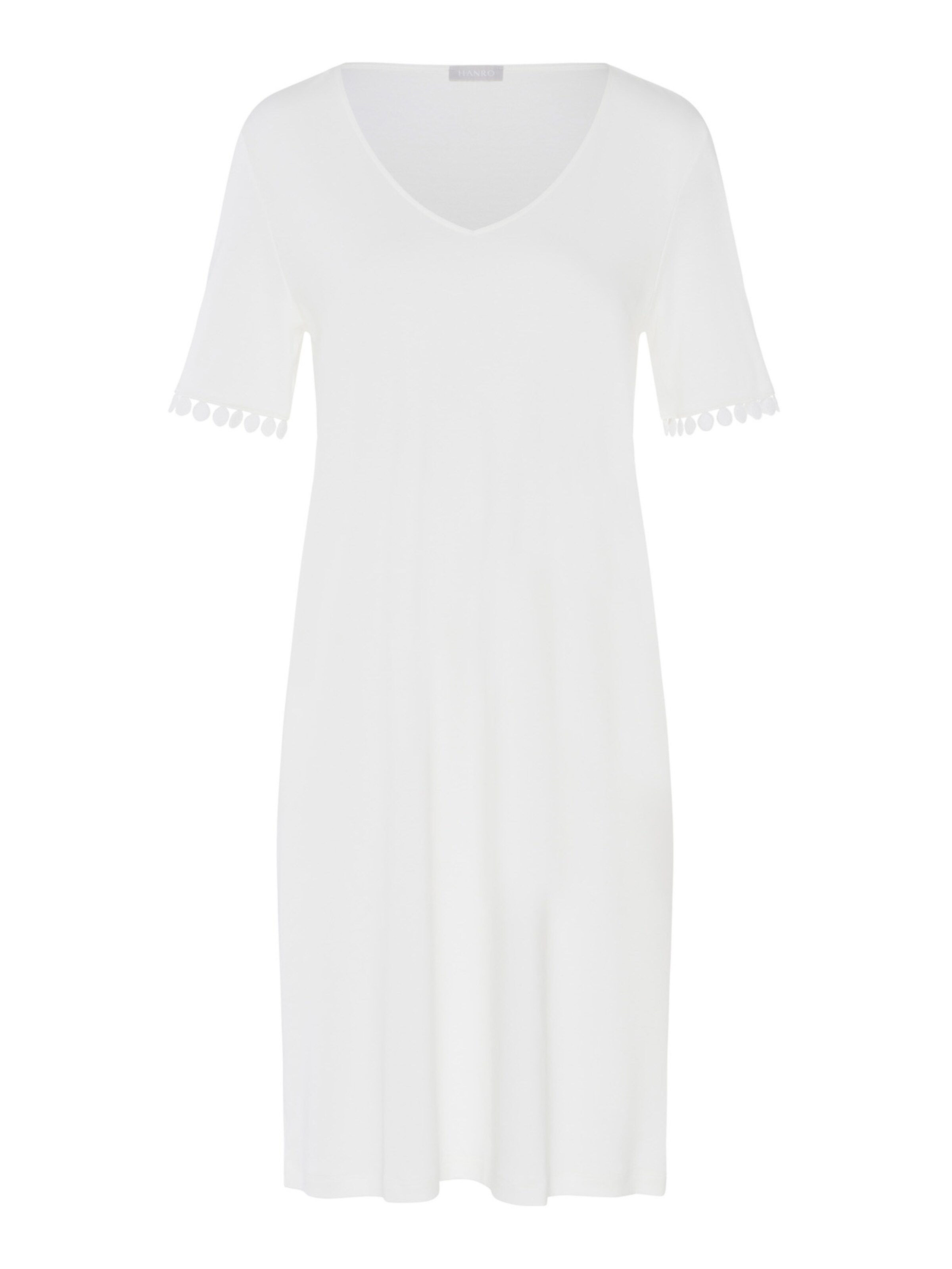 Chemise de nuit 'Rosa' Hanro en blanc : devant