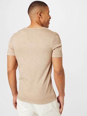 Regular fit Maglietta 'JJESplit' di JACK & JONES in beige
