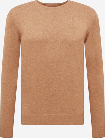 TOM TAILOR Sweater in Brown: front