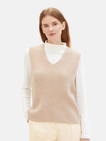 TOM TAILOR Knitted Top in Pink: front