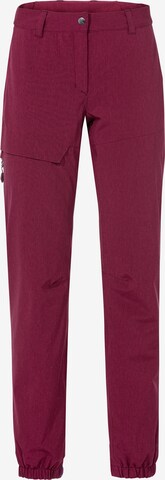 VAUDE Outdoorbroek 'Yaras' in Roze: voorkant