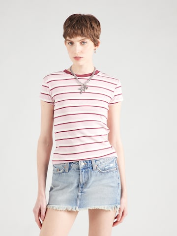 T-shirt TOPSHOP en rose : devant