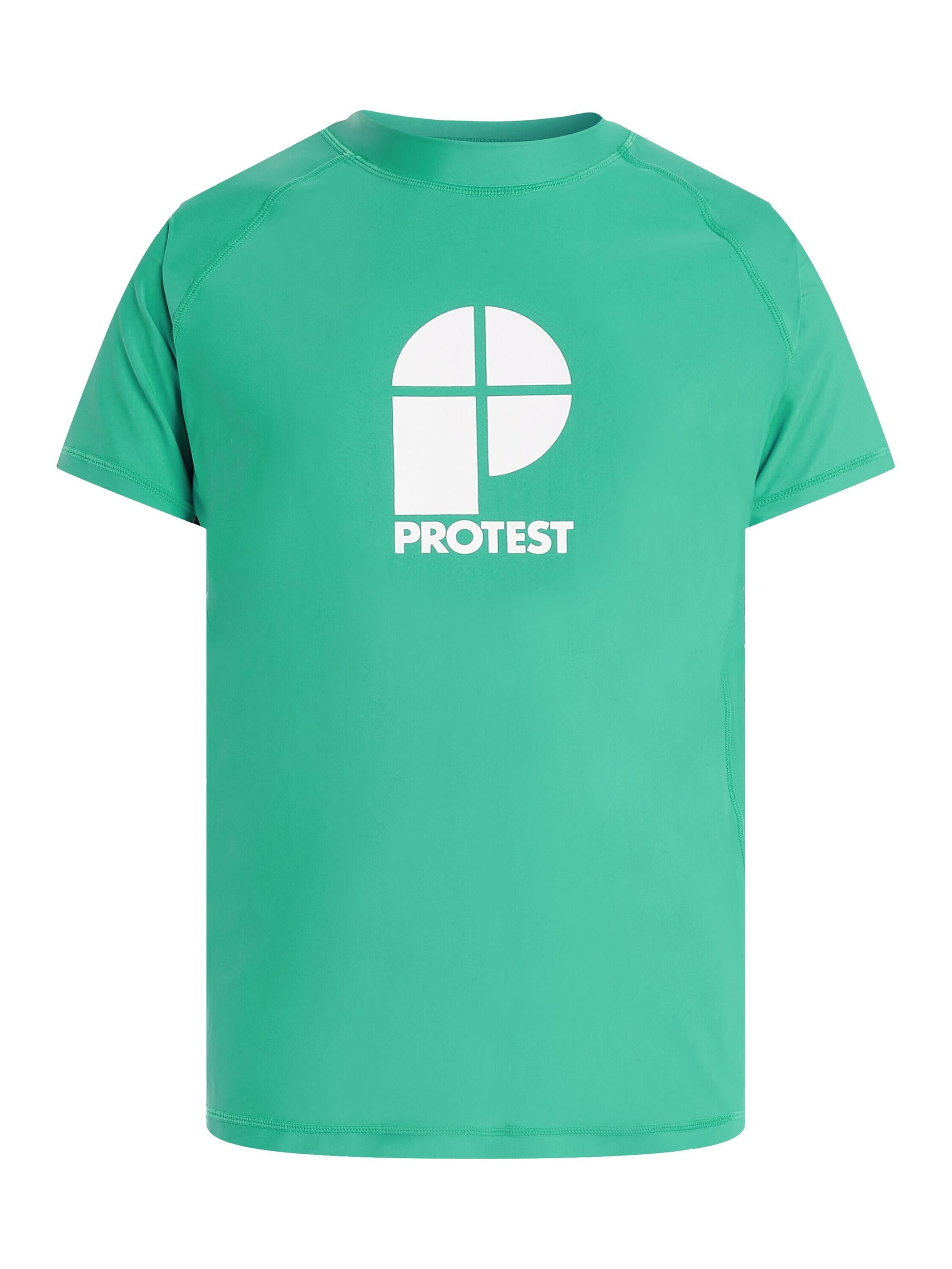 PROTEST Functioneel shirt 'PRTCATERS' in Groen: voorkant