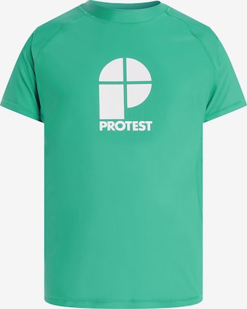 PROTEST Functioneel shirt 'PRTCATERS' in Groen: voorkant