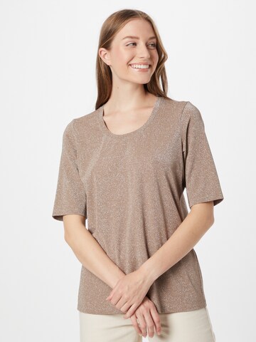 Persona by Marina Rinaldi Shirt 'VAMP' in Brown: front