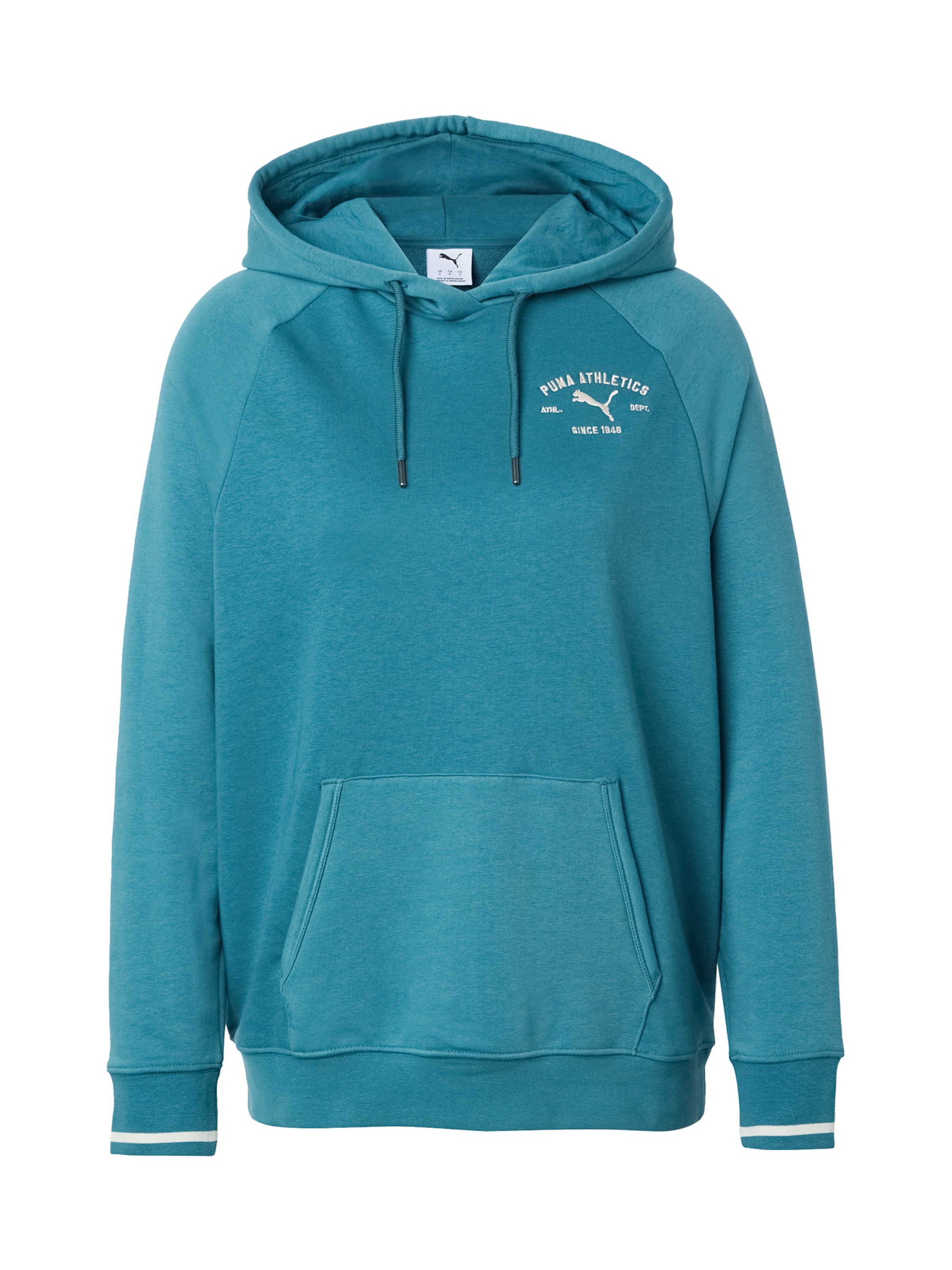 PUMA Sportsweatshirt 'Classic' in Grün: Vorderseite