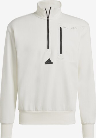 ADIDAS SPORTSWEAR Sportsweatshirt 'City Escape' in Wit: voorkant