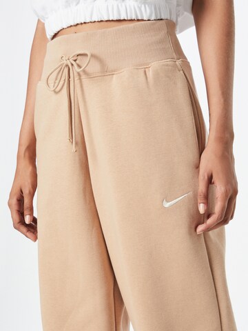 Regular Pantalon Nike Sportswear en beige