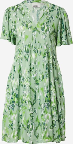 ICHI - Vestido 'MARRAKECH' em verde: frente