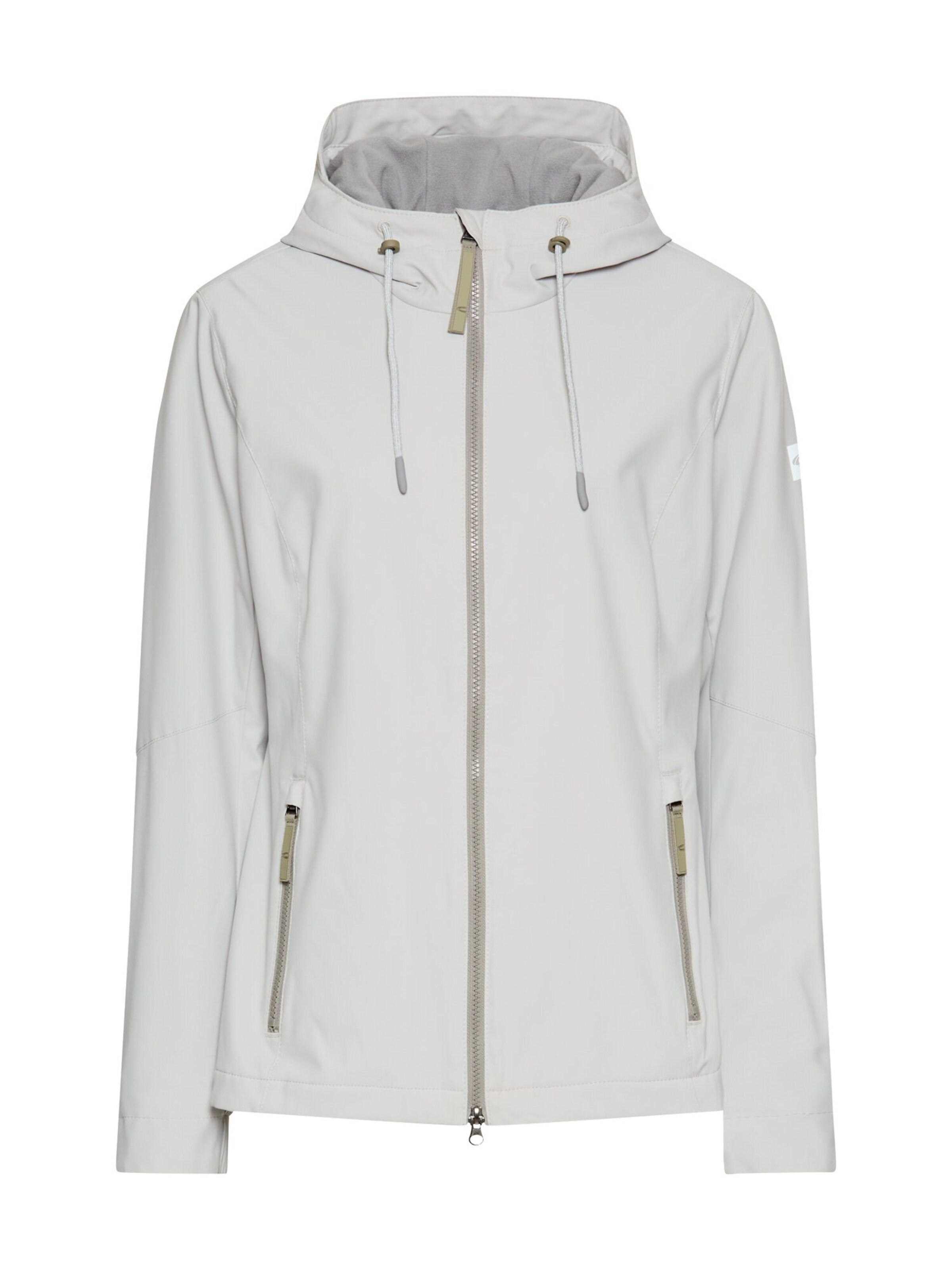 CAMEL ACTIVE Funktionsjacke mit abnehmbarer Kapuze in Weiß: Vorderseite