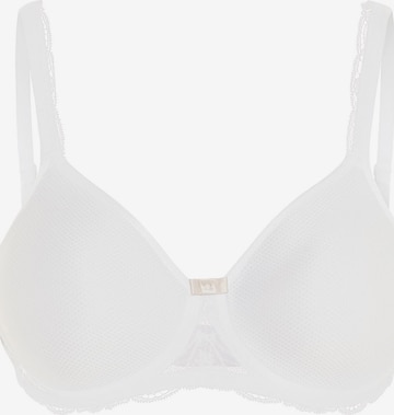 SUSA T-shirt Bra 'Porto' in White: front