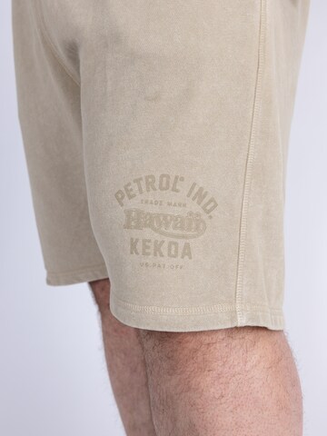 Petrol Industries Regular Trousers in Beige