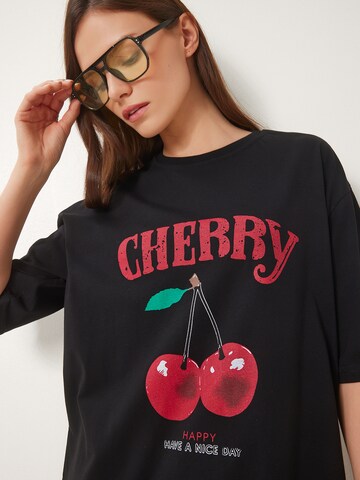 T-shirt Happiness İstanbul en noir