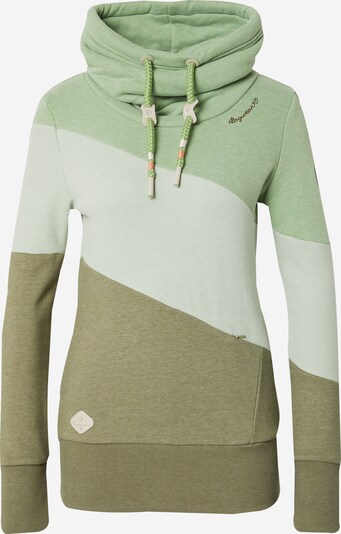 Ragwear Sweatshirt 'RUMIKA' i khaki / mint / pastellgrön, Produktvy