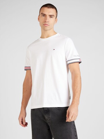 Tricou de la TOMMY HILFIGER pe alb: față