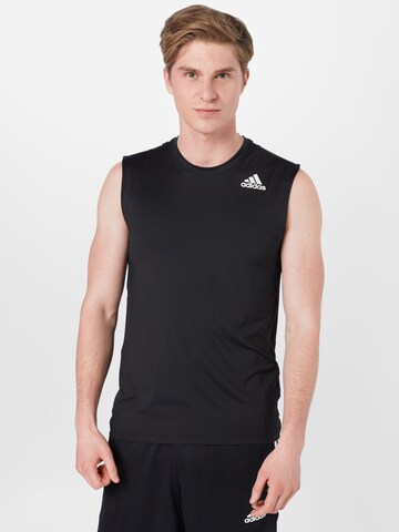 ADIDAS SPORTSWEAR - Camisa funcionais em preto: frente