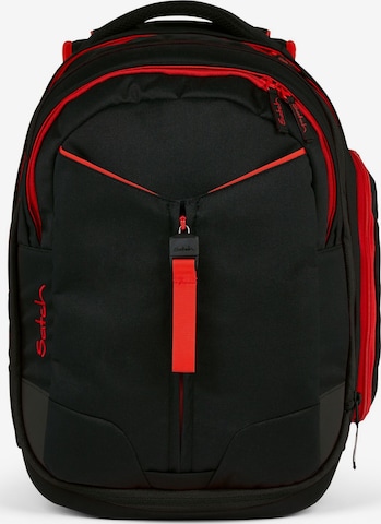 Satch Backpack 'Match' in Black: front