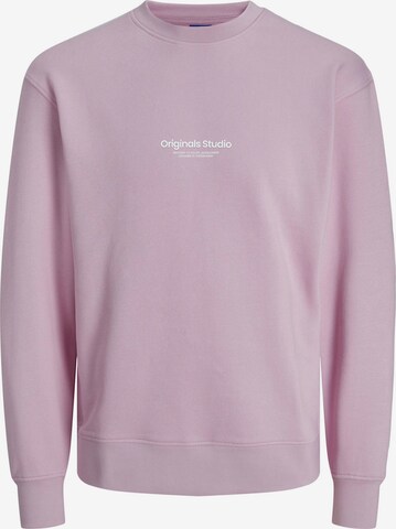 JACK & JONES Sweatshirt 'VESTERBRO' in Pink: predná strana