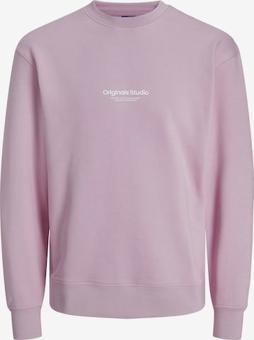 JACK & JONES Sweatshirt 'VESTERBRO' in Pink: front