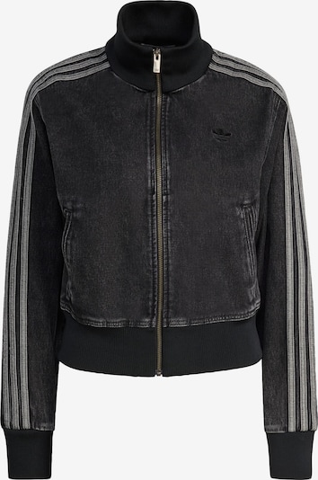 ADIDAS ORIGINALS Veste mi-saison 'Firebird' en gris / noir denim, Vue avec produit