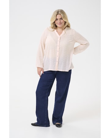 KAFFE CURVE Blouse 'Maia' in Pink