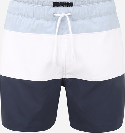 Abercrombie & Fitch Plavecké šortky - noční modrá / světlemodrá / bílá, Produkt