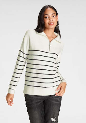 BRUNO BANANI Pullover in Weiß: predná strana