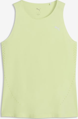 PUMA Sporttop 'Run Cloudspun' in Groen: voorkant