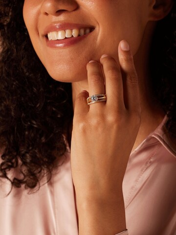 Lucardi Ring in Gold