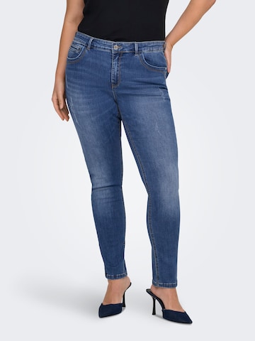 ONLY Carmakoma Skinny Jeans in Blau