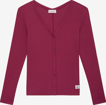 Calvin Klein Jeans Strickjacke 'Essential' in Rot: Vorderseite