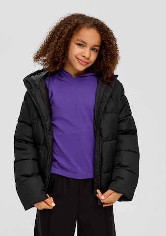 s.Oliver Between-season jacket in Black: front