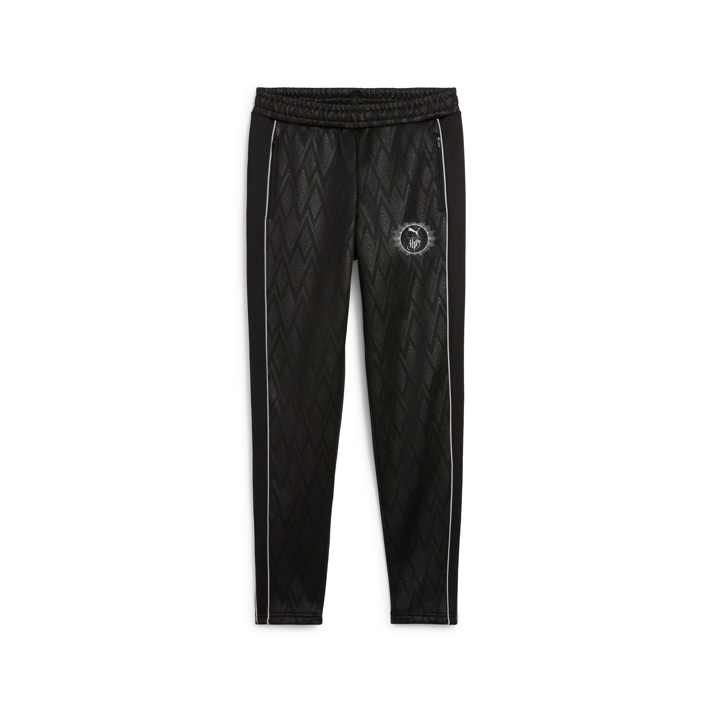 PUMA Regular Pants in Black: front