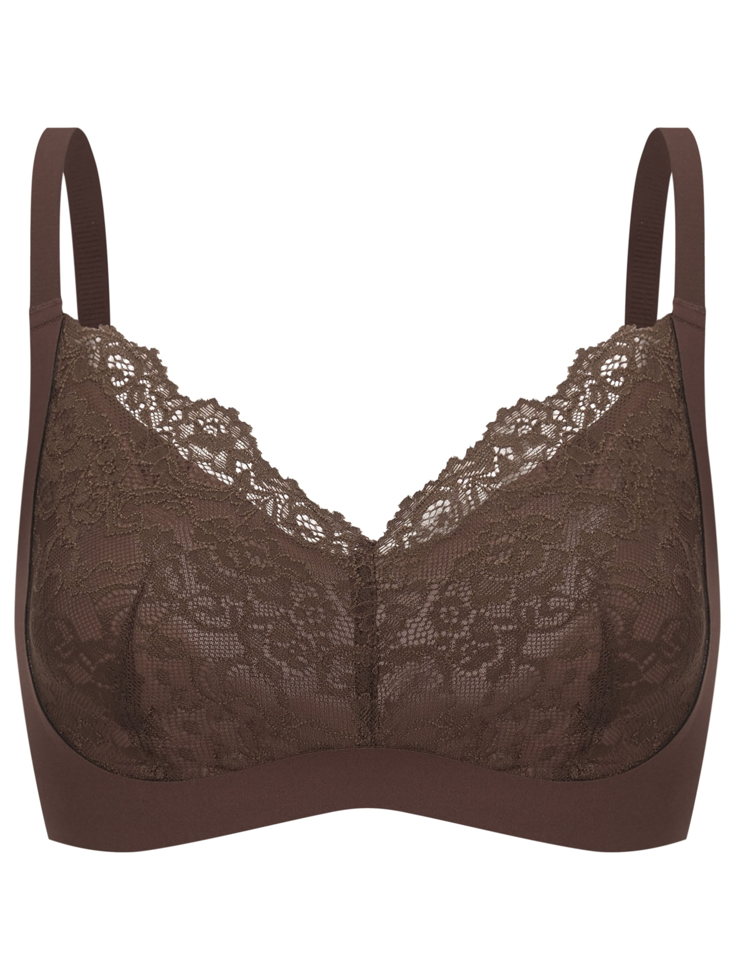 cfab Push-up Bra in Brown: front