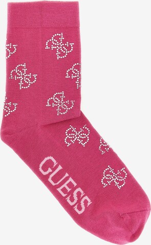 GUESS Socks in Pink: front