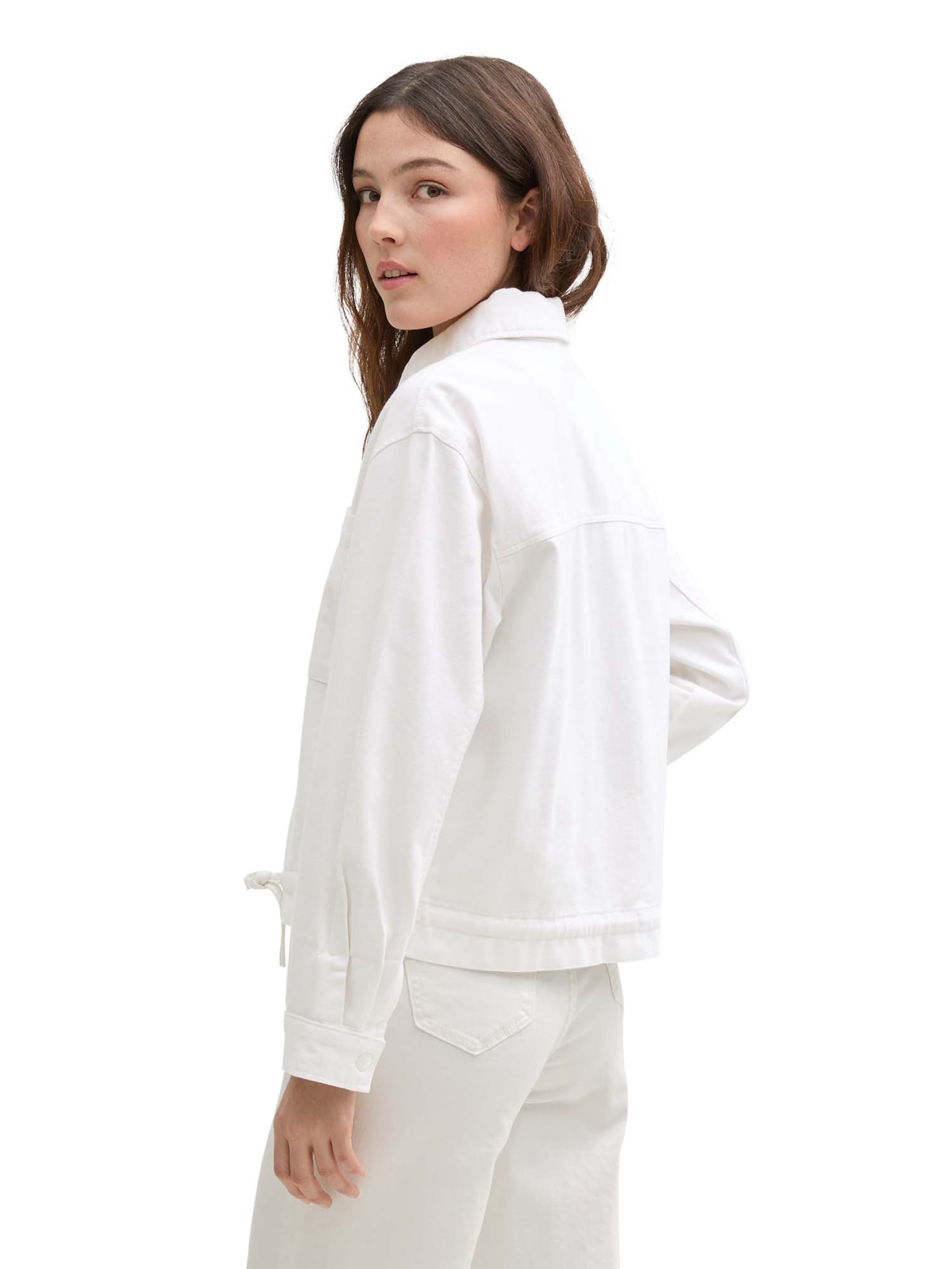 TOM TAILOR DENIM Between-season jacket in White