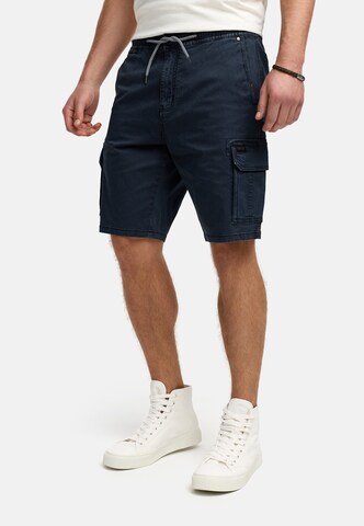 INDICODE JEANS Regular Cargo trousers 'INKews' in Blue