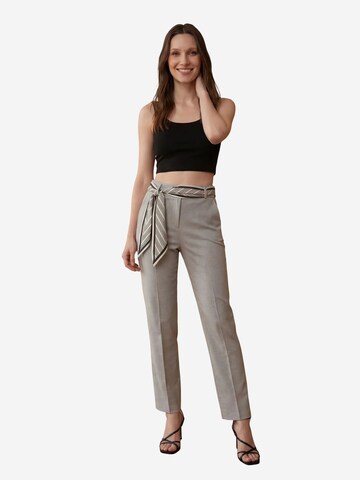 Regular Pantalon à plis 'Hose' My fashion en gris