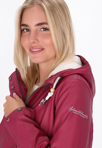 Manteau mi-saison Schmuddelwedda en rouge