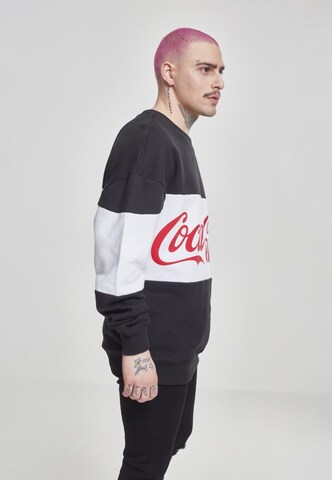 Mister Tee Sweatshirt 'Coca Cola' in Schwarz